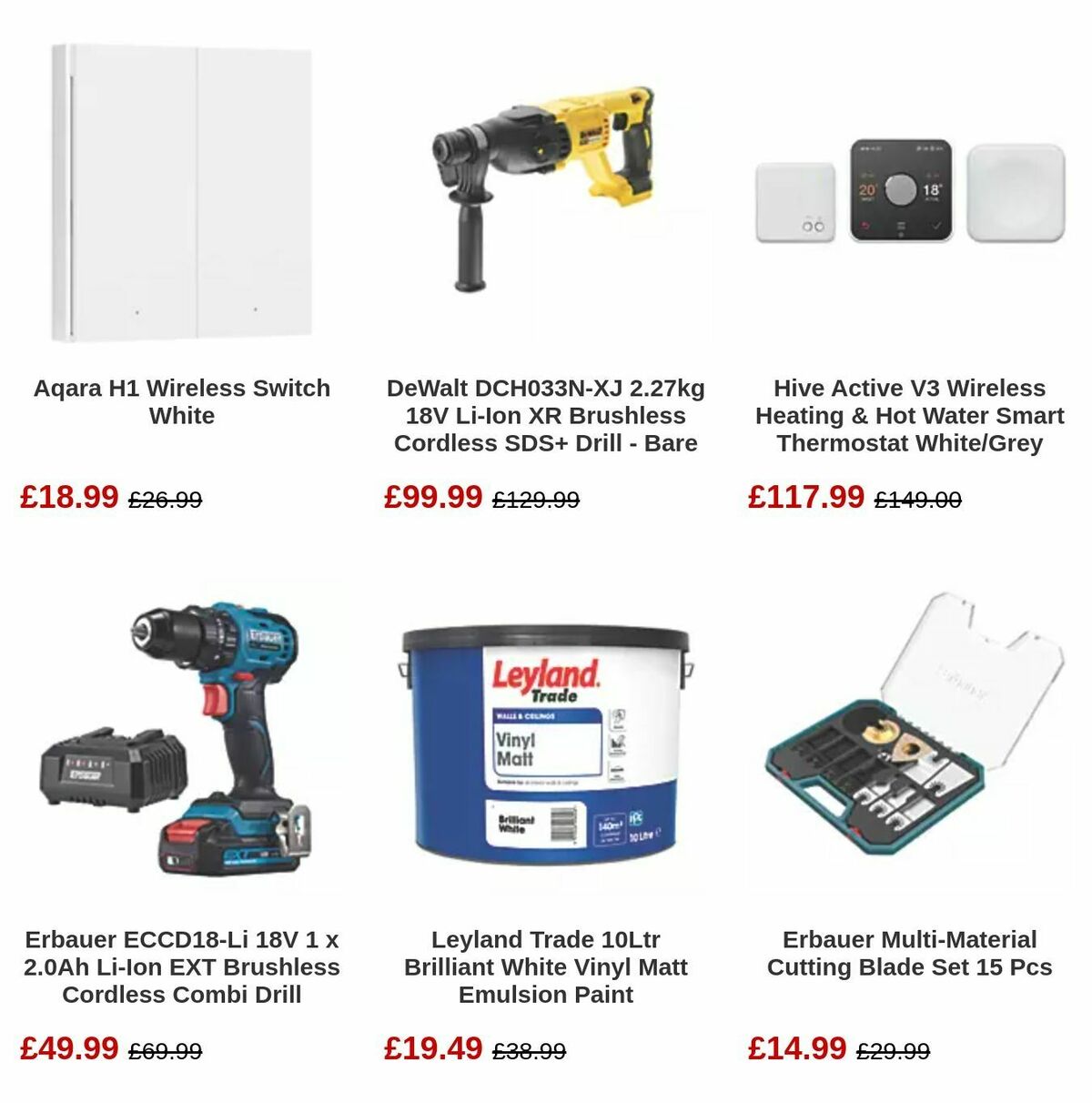 Screwfix Offers from 18 November