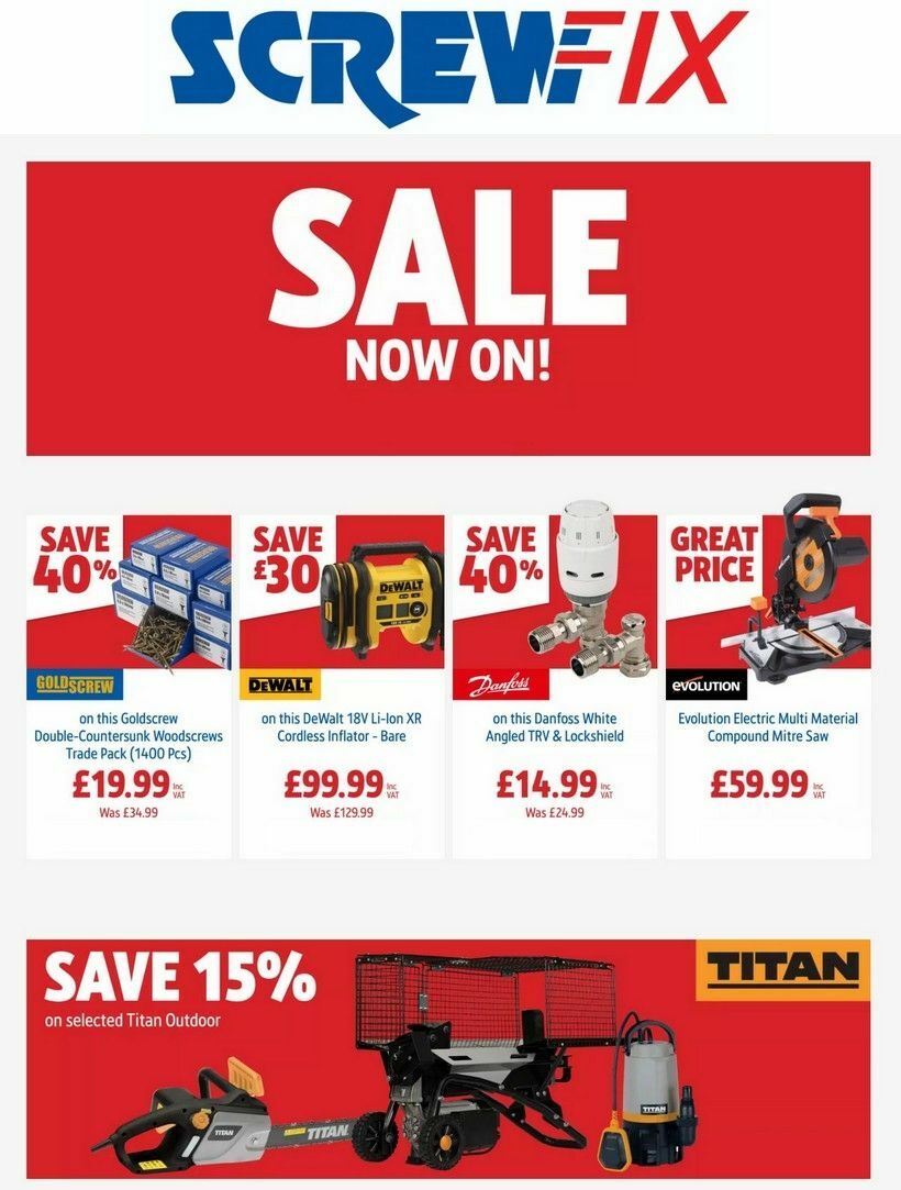 Screwfix Offers from 18 December