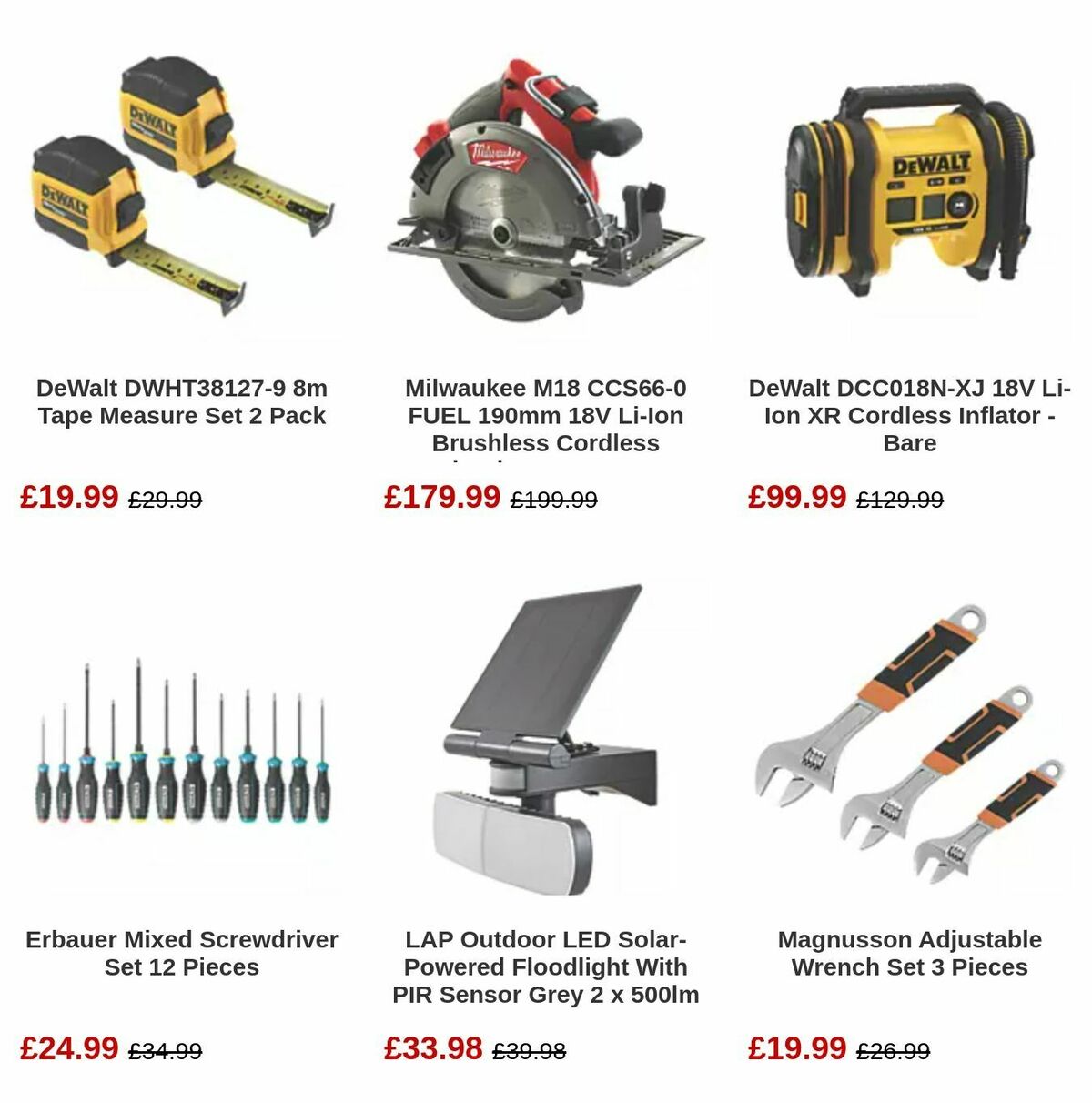 Screwfix Offers from 18 December