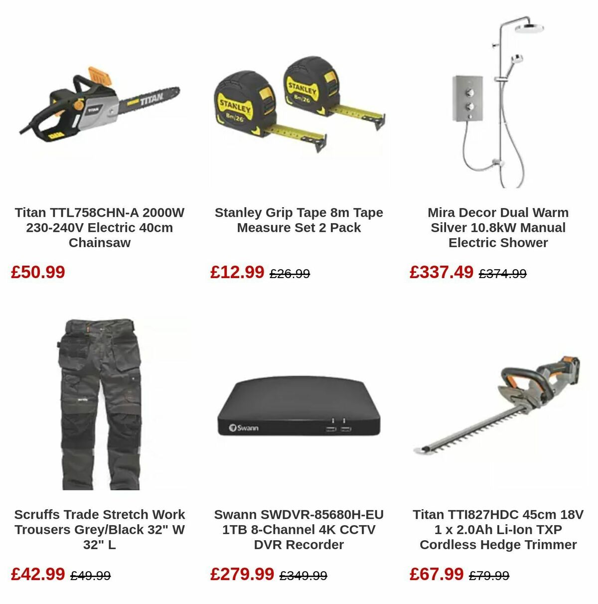 Screwfix Offers from 18 December