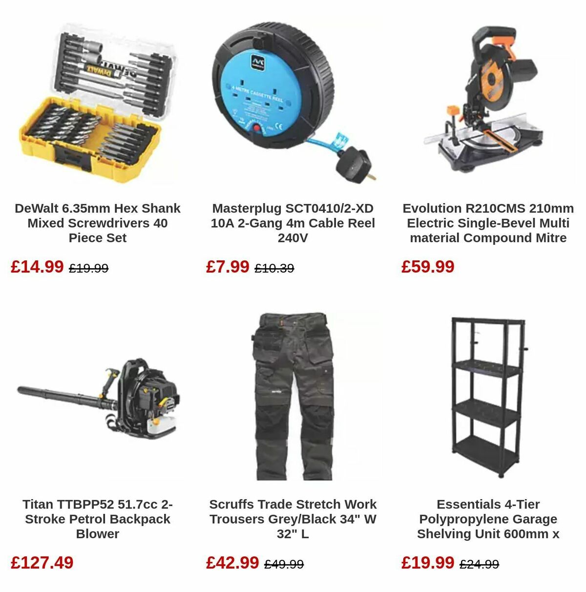 Screwfix Offers from 18 December