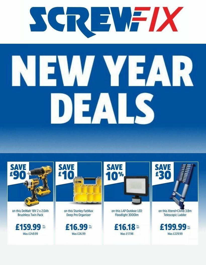 Screwfix Offers from 6 January