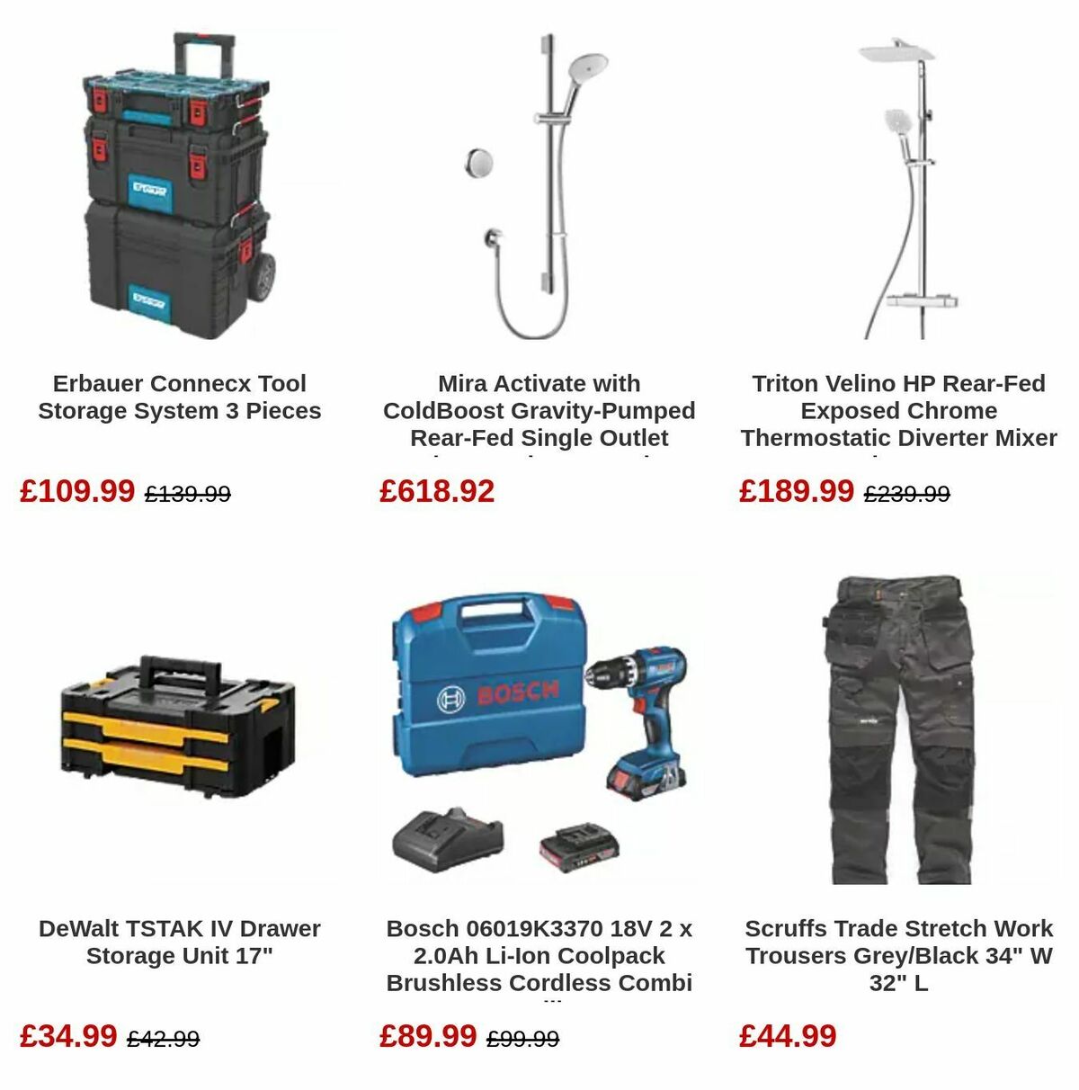 Screwfix Offers from 6 January