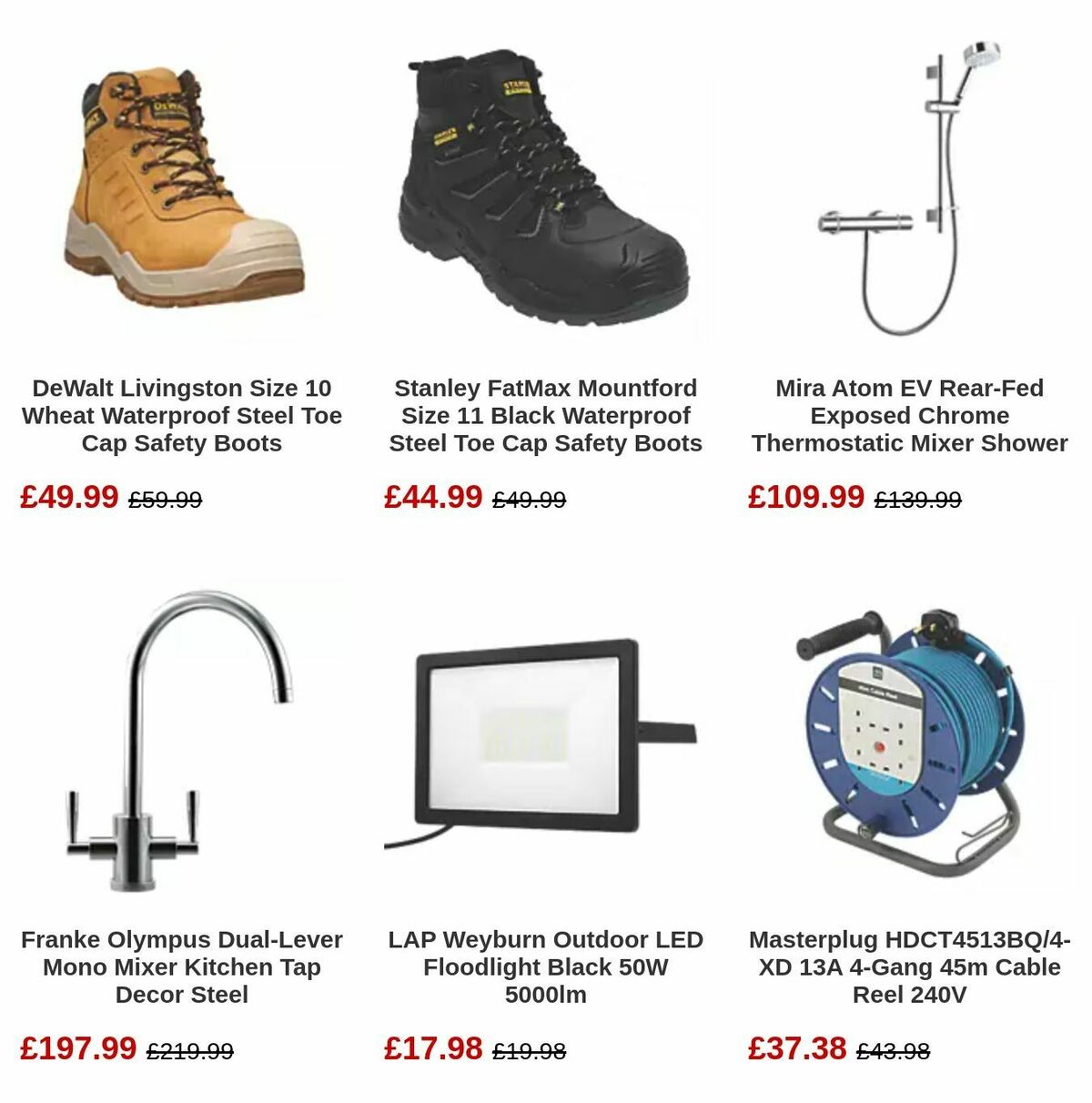 Screwfix Offers from 6 January