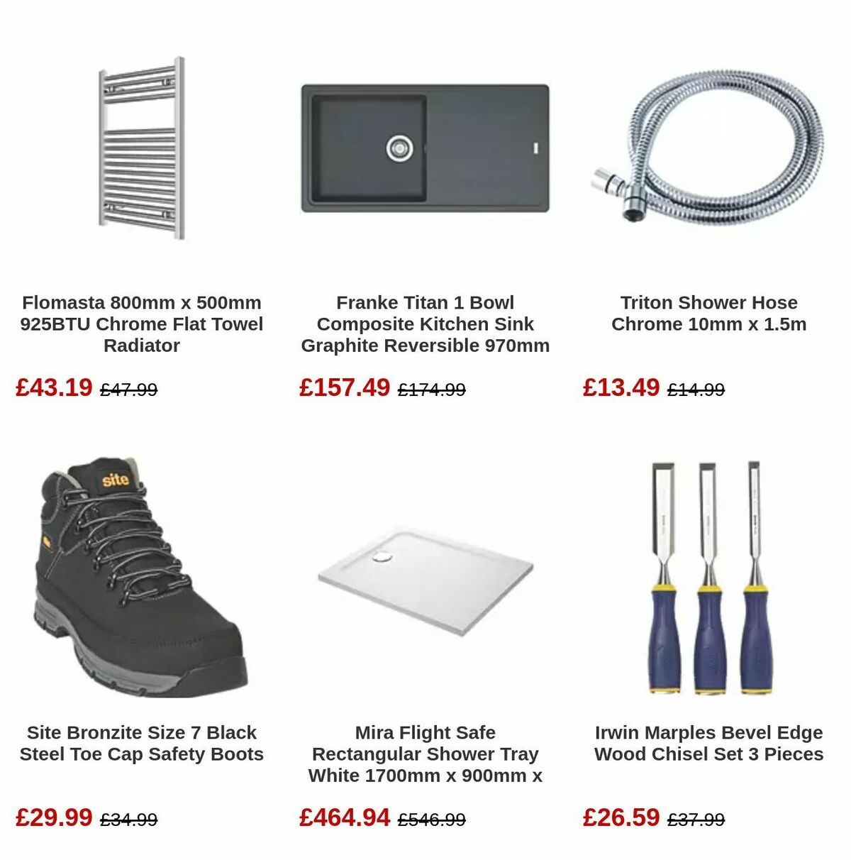 Screwfix Offers from 6 January