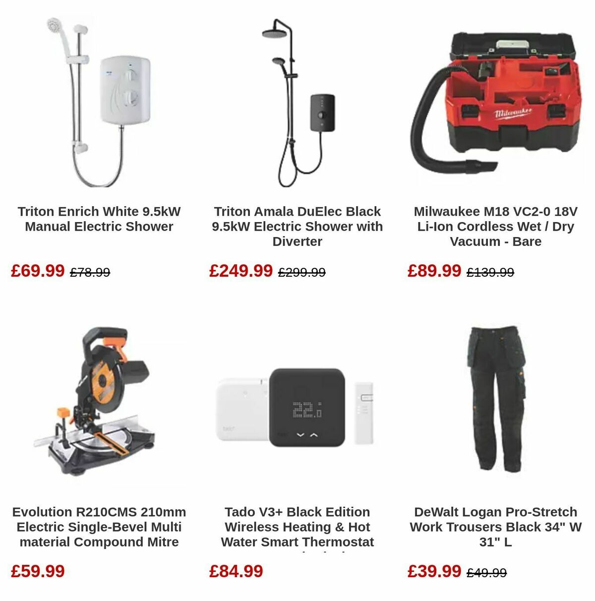 Screwfix Offers from 6 January