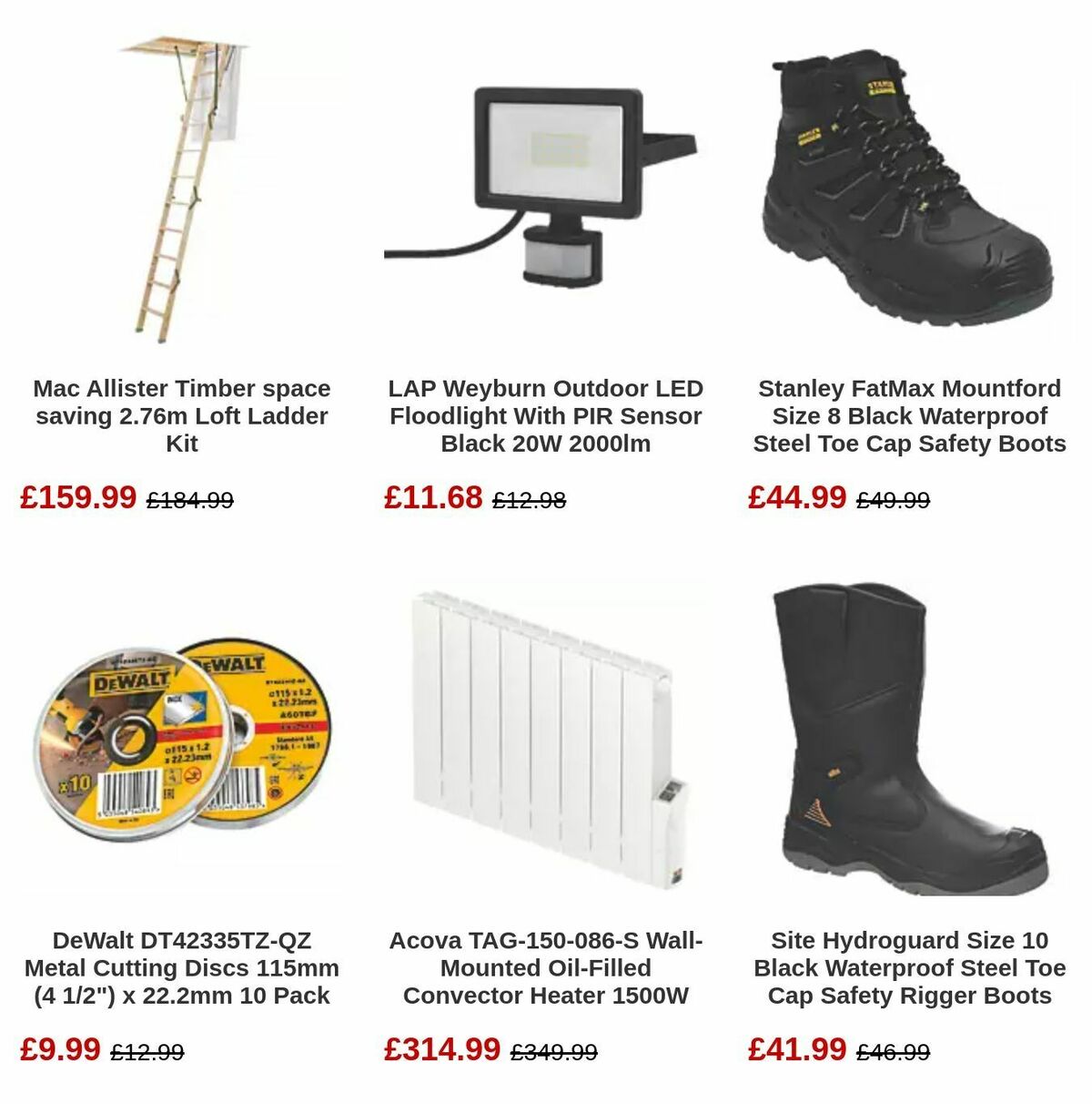 Screwfix Offers from 6 January