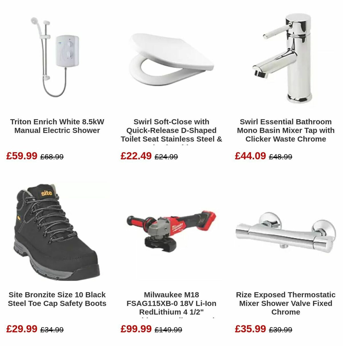 Screwfix Offers from 6 January