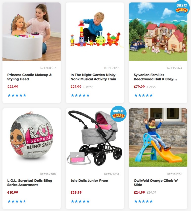 Smyths Toys Offers from 20 July