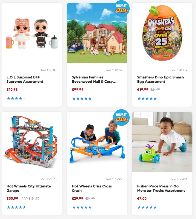 Smyths Toys Offers from 10 August