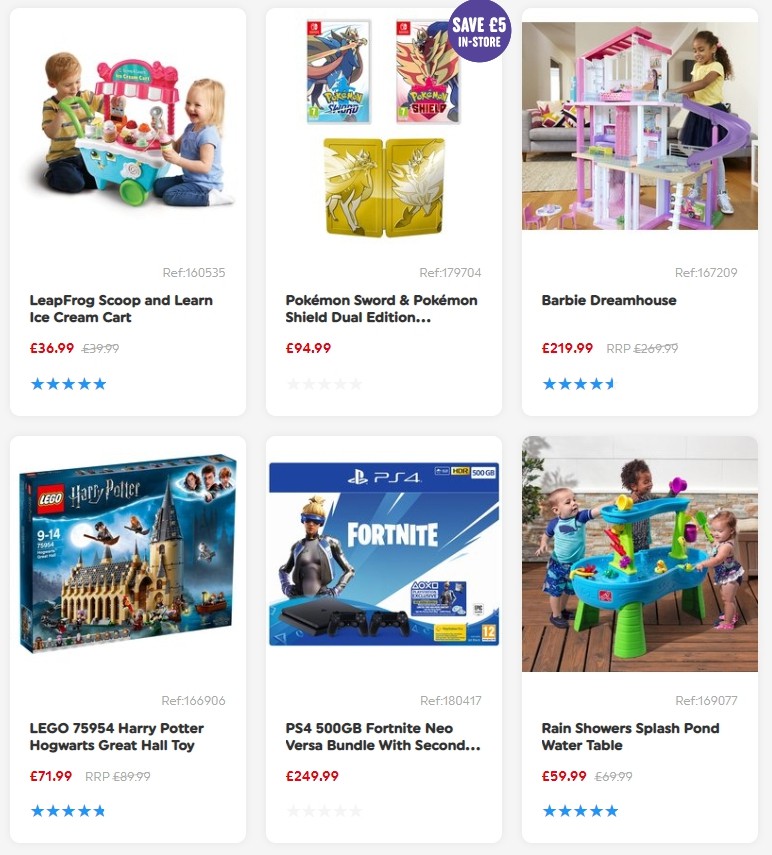 Smyths Toys Offers from 10 August