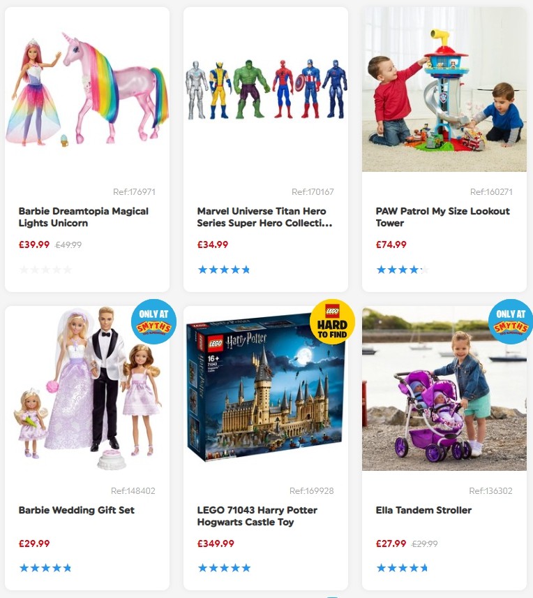 Smyths Toys Offers from 10 August