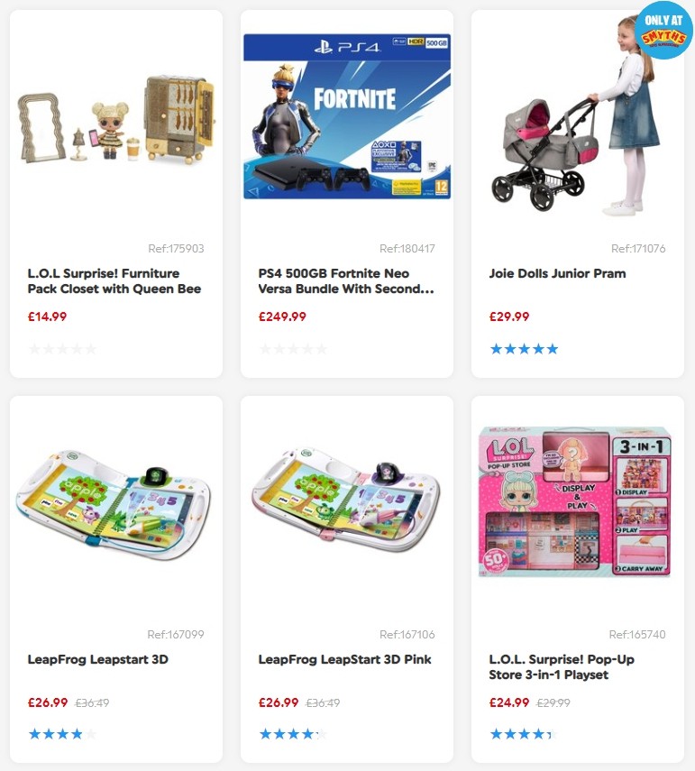 Smyths Toys Offers from 24 August