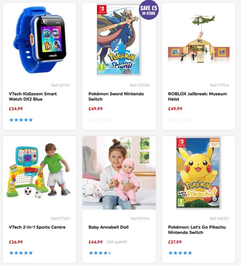 Smyths Toys Offers from 24 August