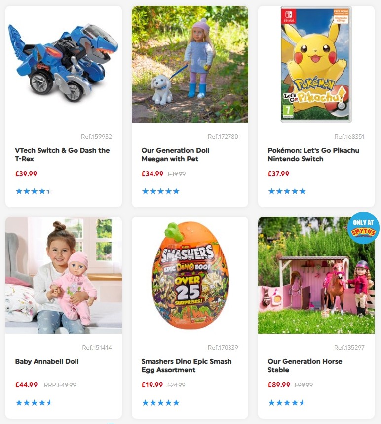 Smyths Toys Offers from 31 August