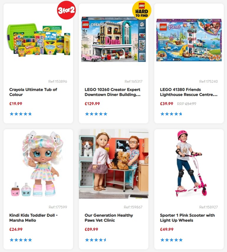 Smyths Toys Offers from 7 December