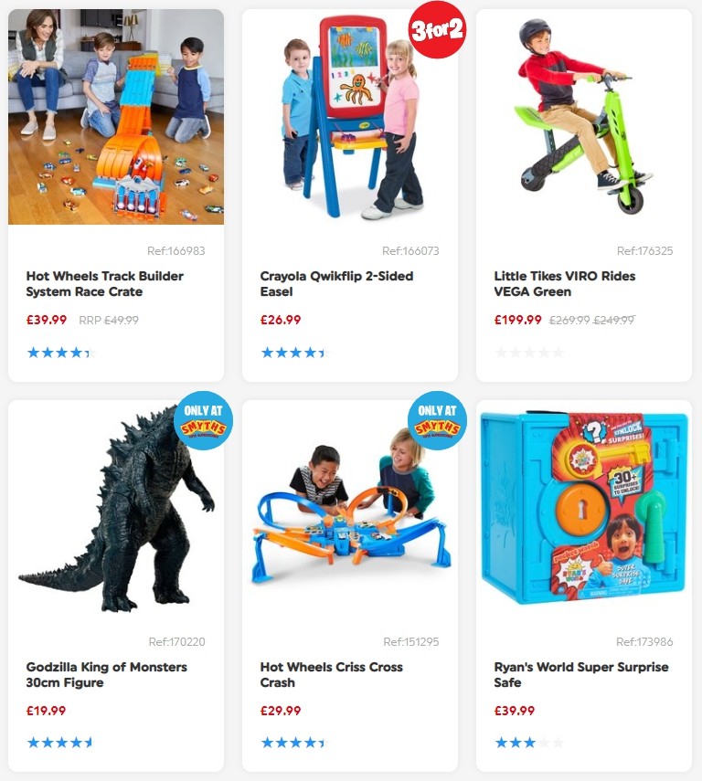 Smyths Toys Offers from 7 December