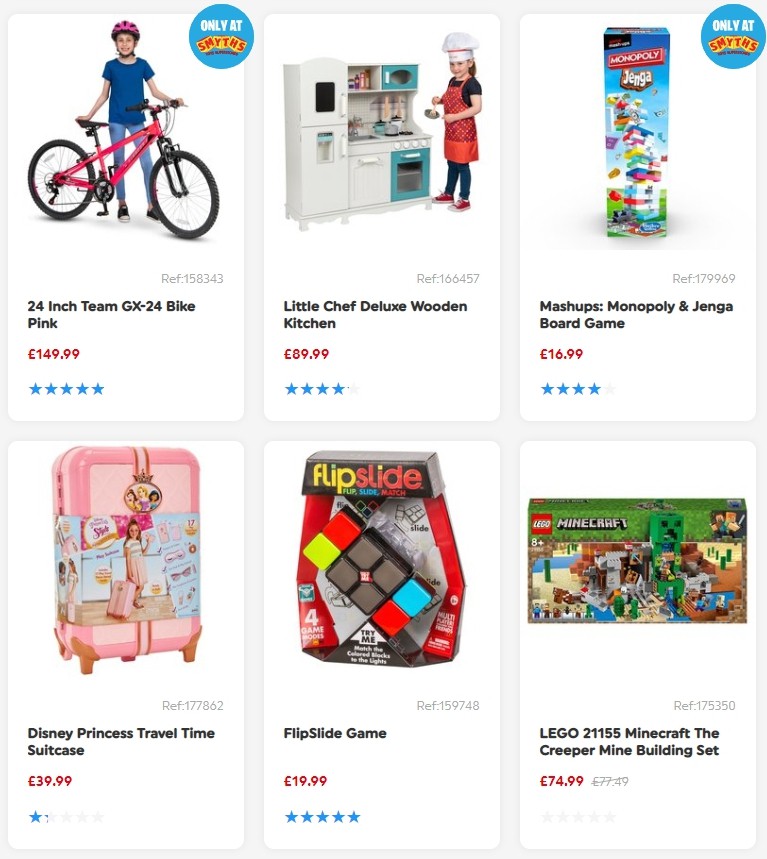 Smyths Toys Offers from 21 December