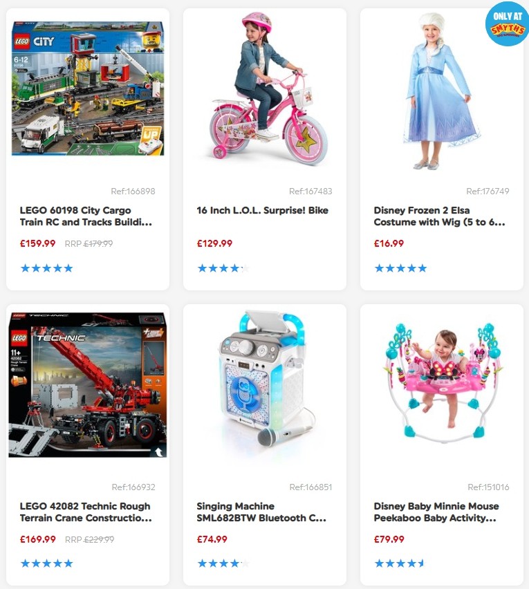 Smyths Toys Offers from 4 January