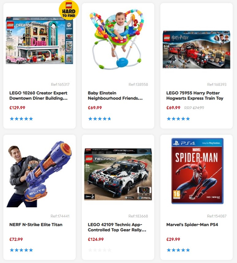 Smyths Toys Offers from 4 January