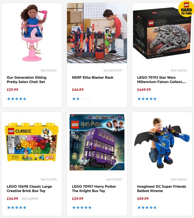 Smyths Toys Offers from 4 January