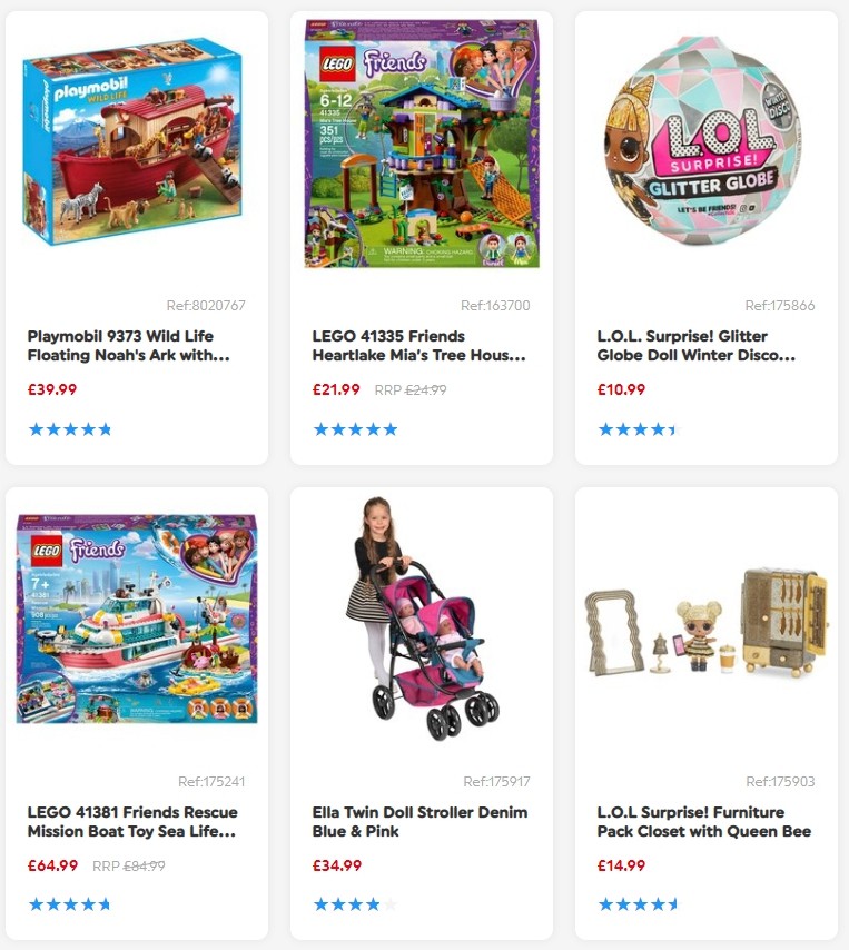 Smyths Toys Offers from 4 January