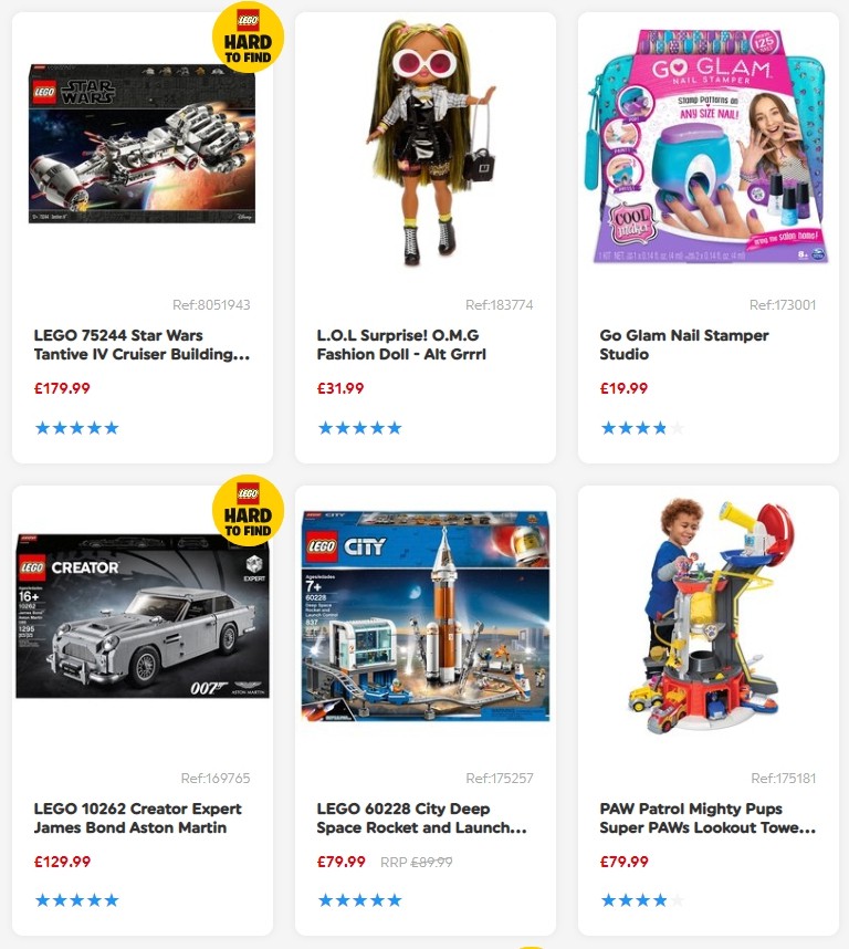 Smyths Toys Offers from 4 January