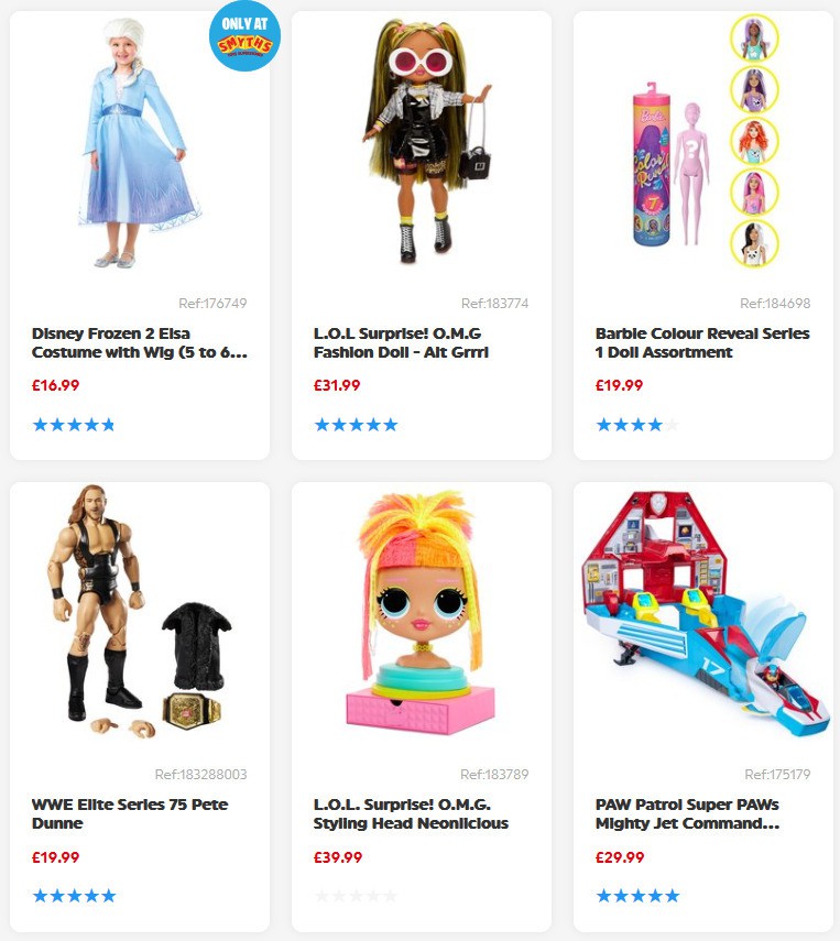 Smyths Toys Offers from 7 March