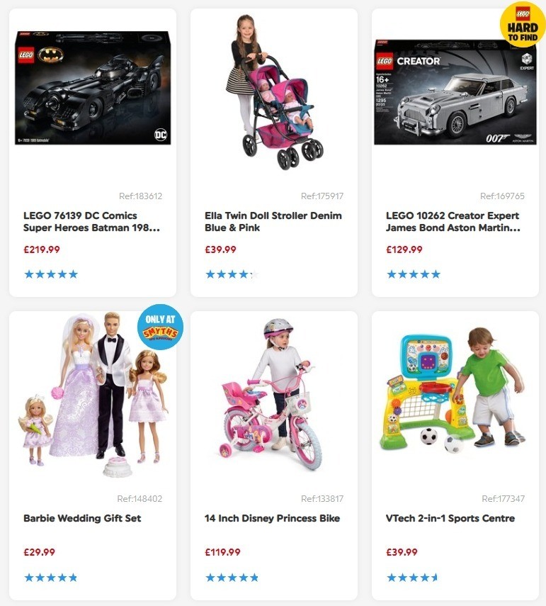 Smyths Toys Offers from 22 May