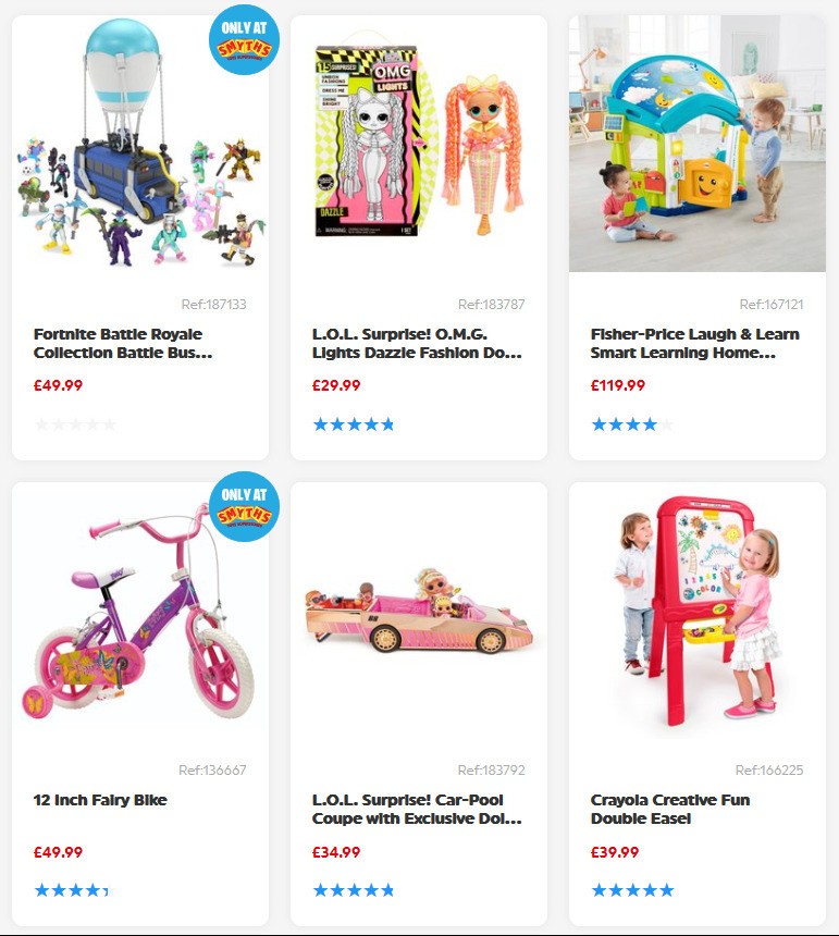 Smyths Toys Offers from 18 July