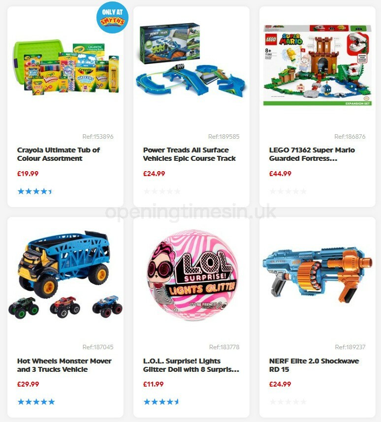 Smyths Toys Offers from 15 August