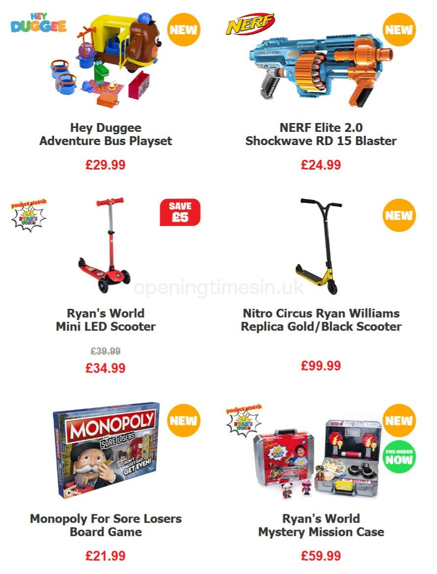 Smyths Toys Offers from 15 August