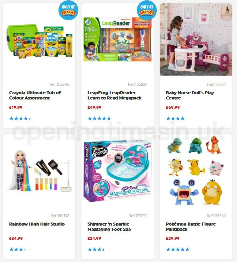 Smyths Toys Offers from 17 October