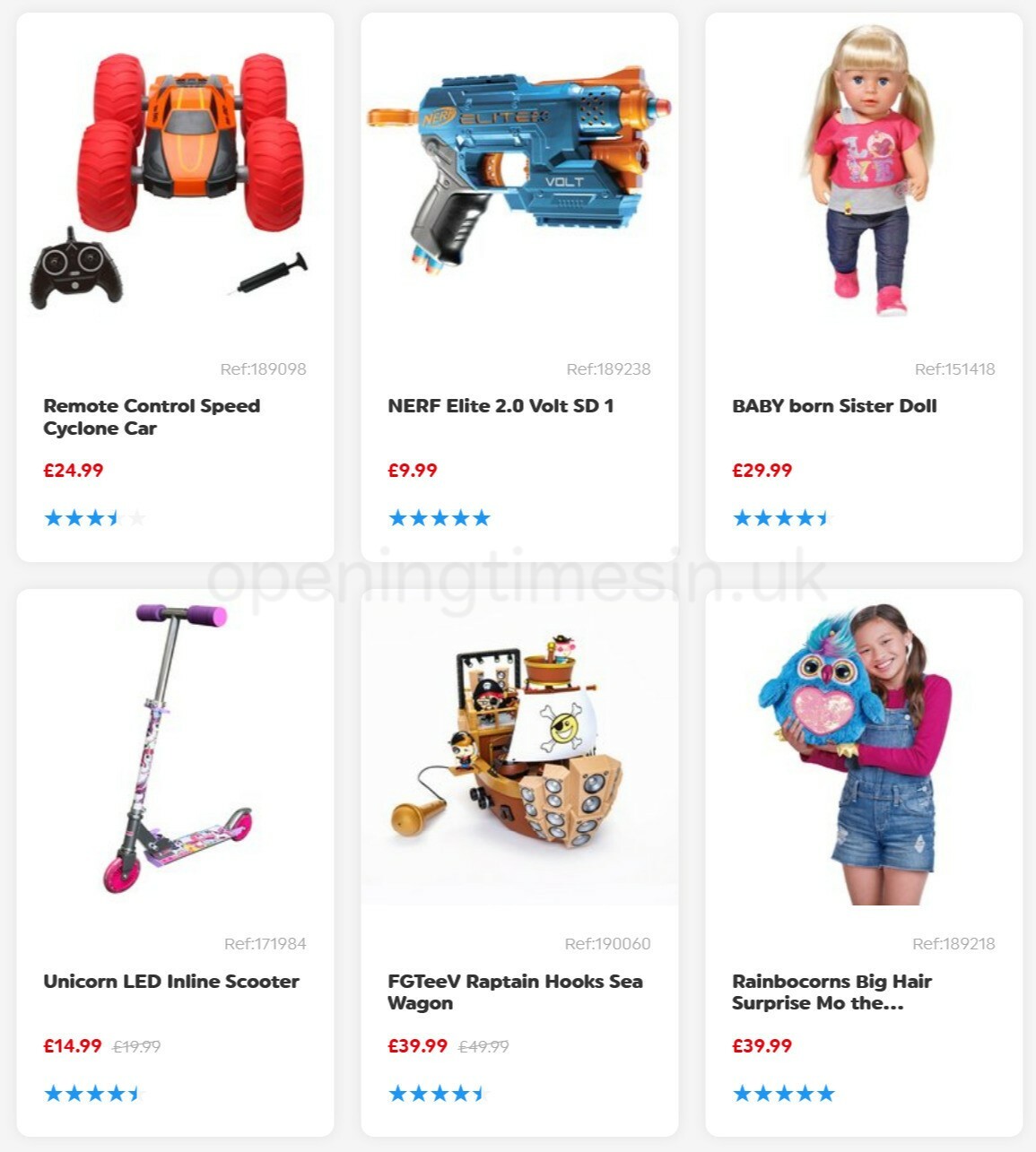 Smyths Toys Offers from 1 January