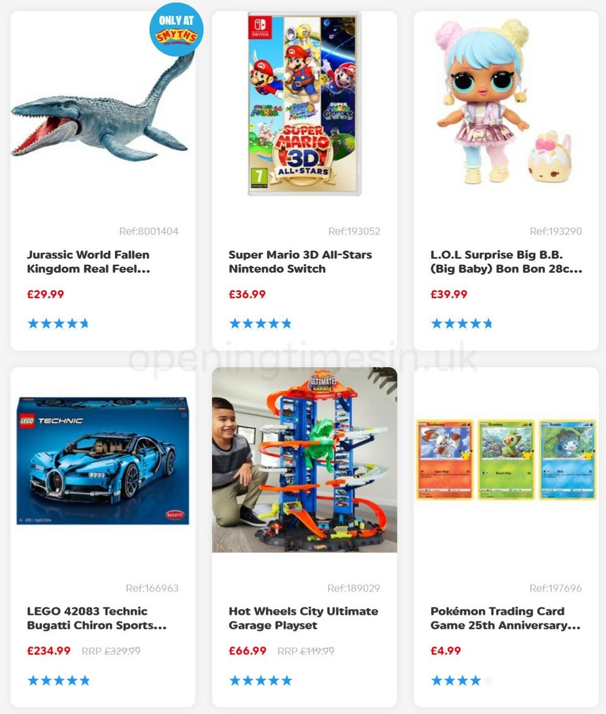 Smyths Toys Offers from 3 April