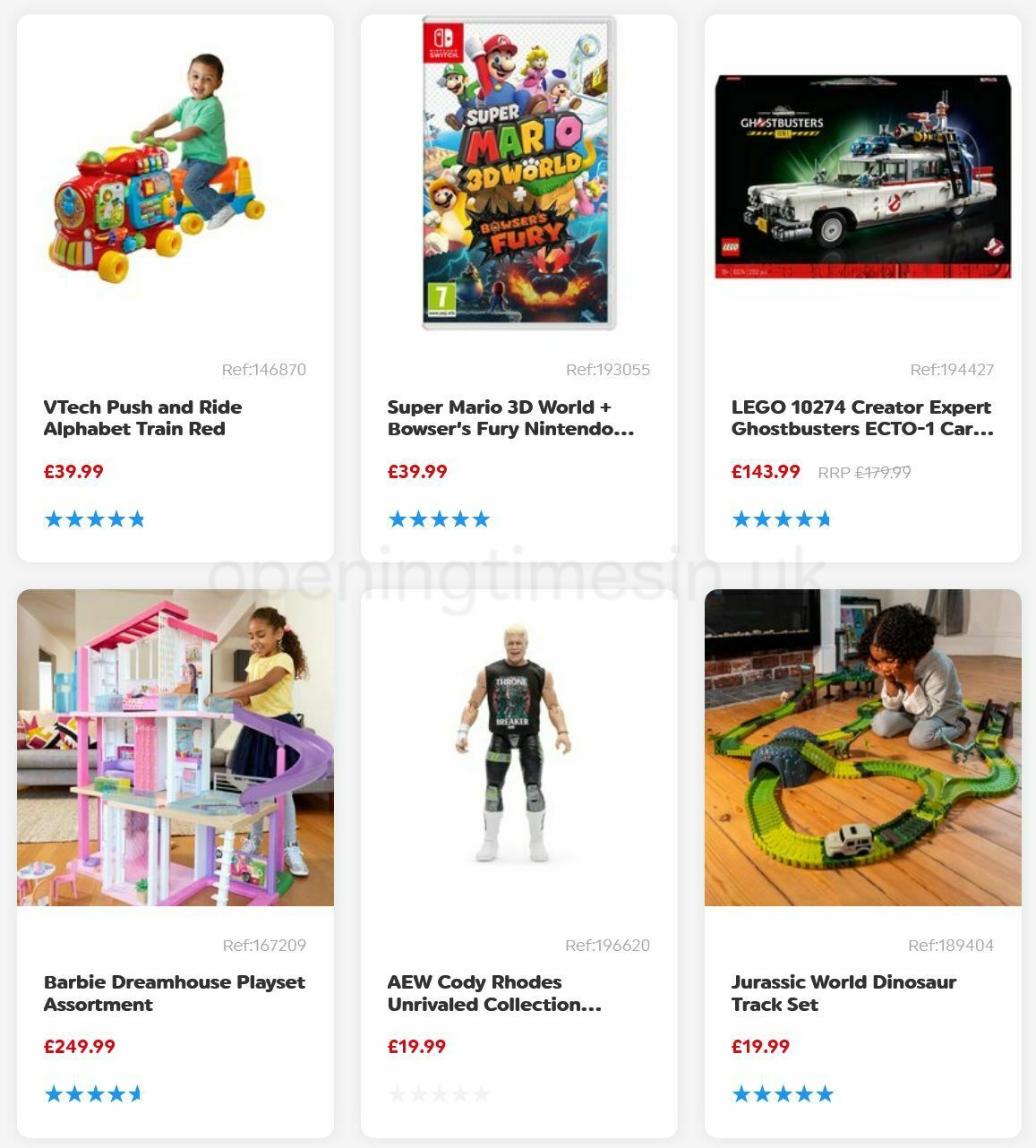 Smyths Toys Offers from 6 August