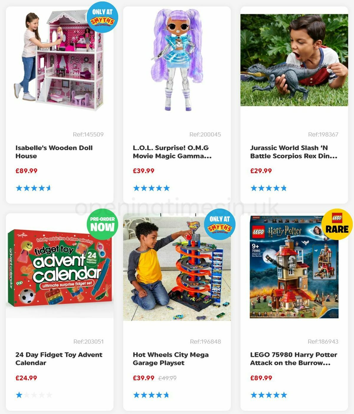 Smyths Toys Offers from 16 October