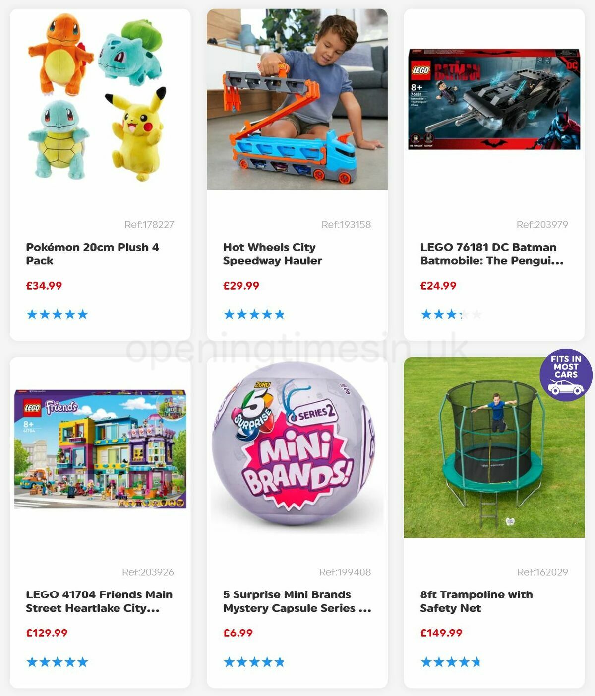 Smyths Toys Offers from 8 January