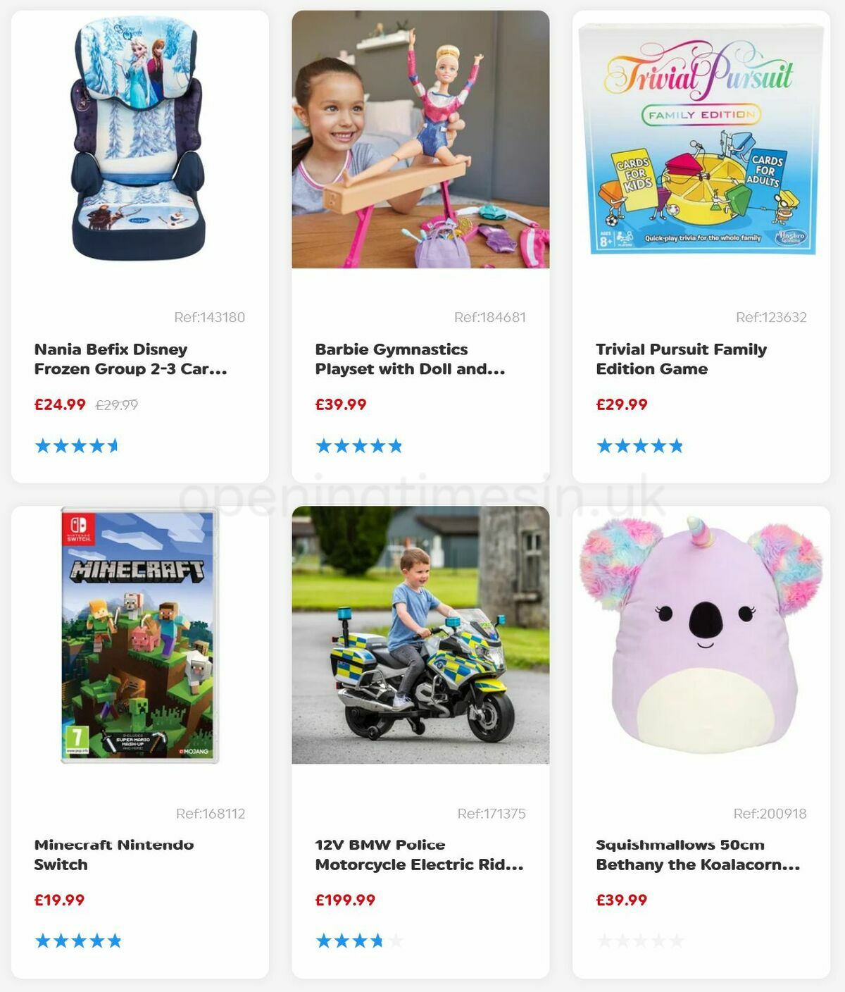 Smyths Toys Offers from 8 January