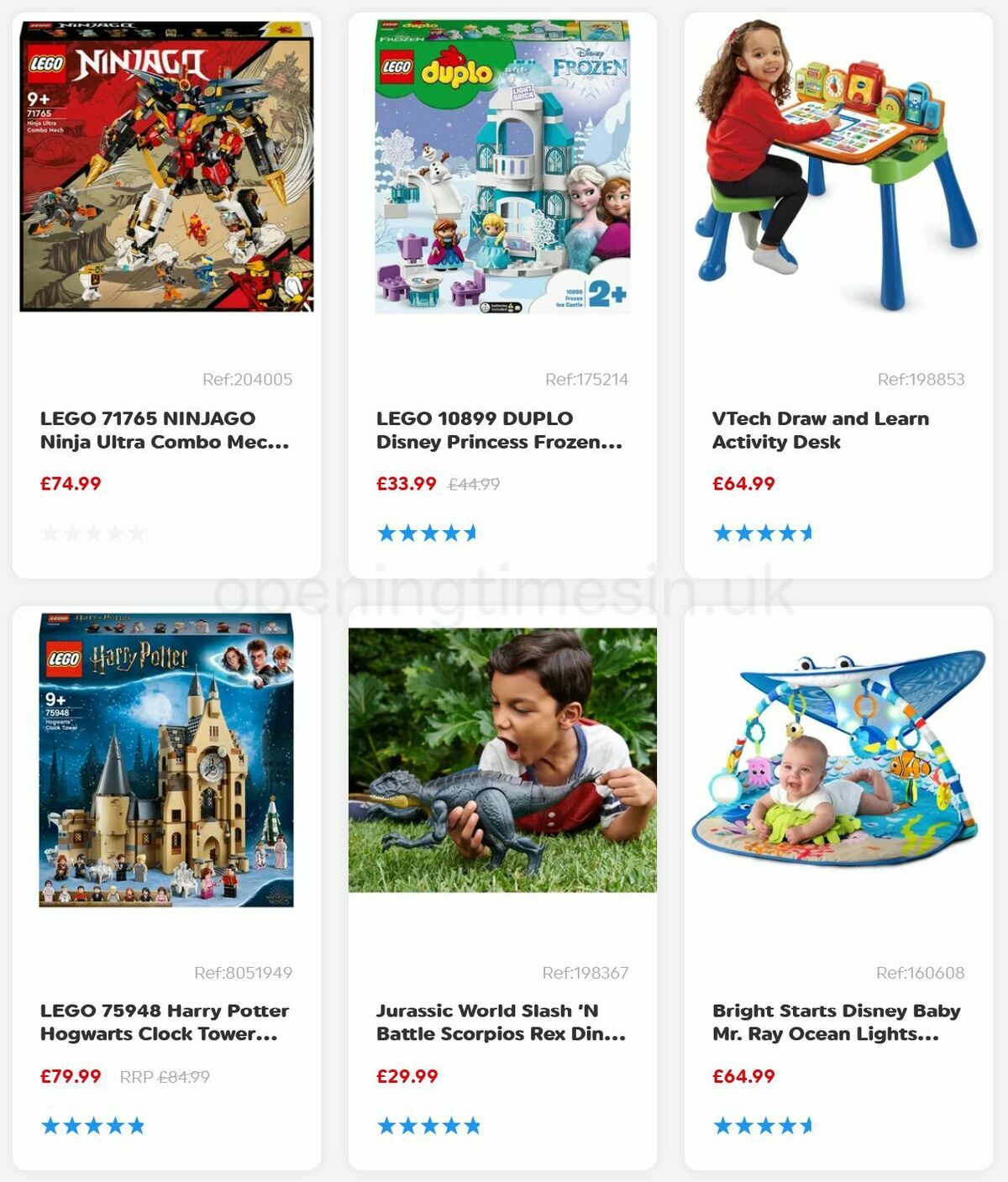 Smyths Toys Offers from 8 January