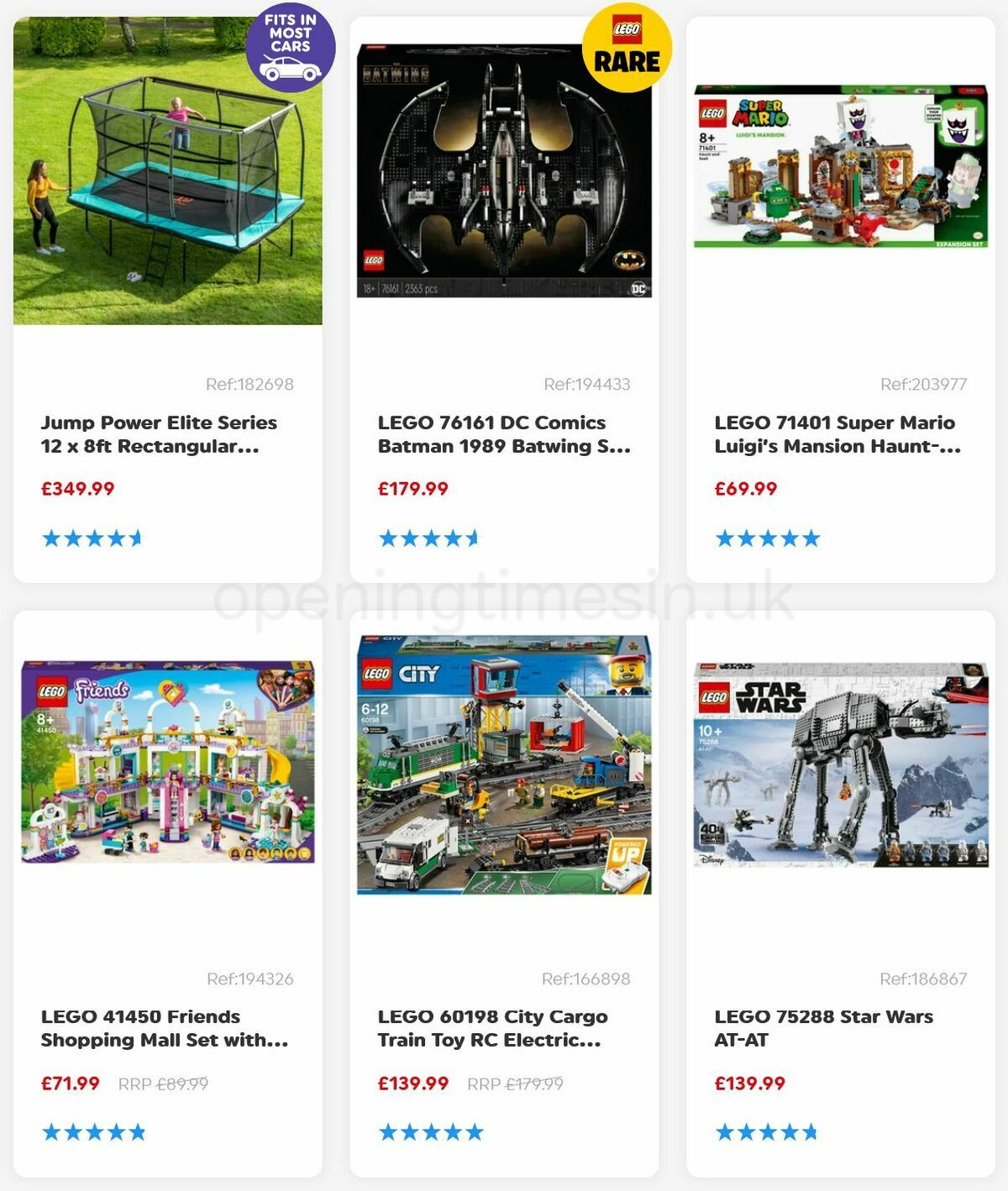 Smyths Toys Offers from 8 January