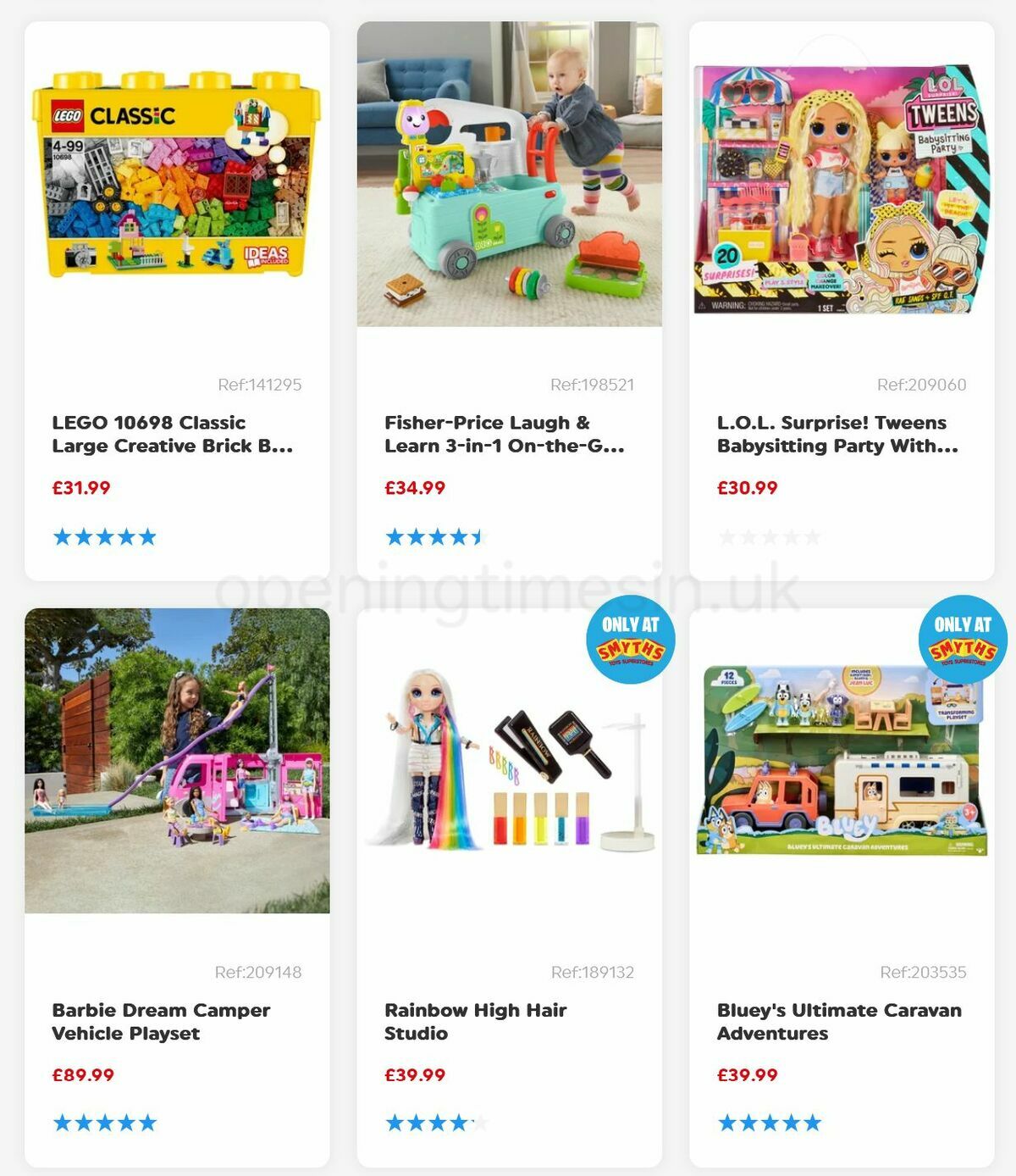 Smyths Toys Offers from 26 August