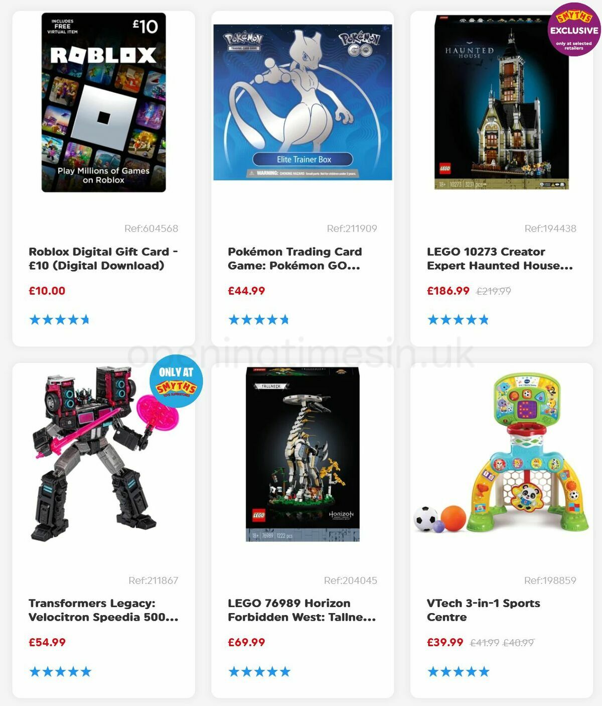 Smyths Toys Offers from 26 August