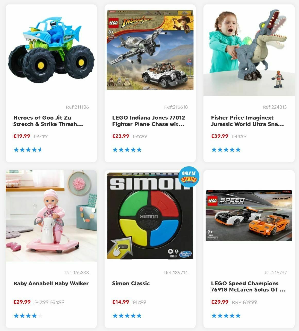 Smyths Toys Offers from 20 October