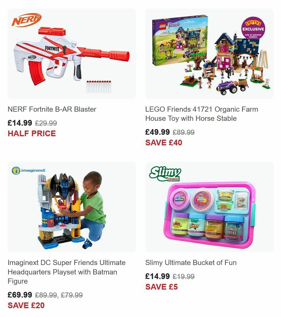 Smyths Toys Offers from 20 October