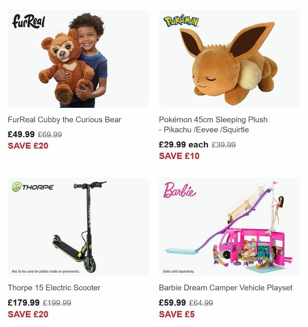 Smyths Toys Offers from 10 November