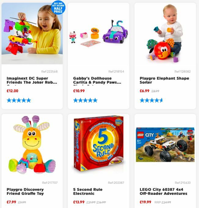 Smyths Toys Offers from 5 April