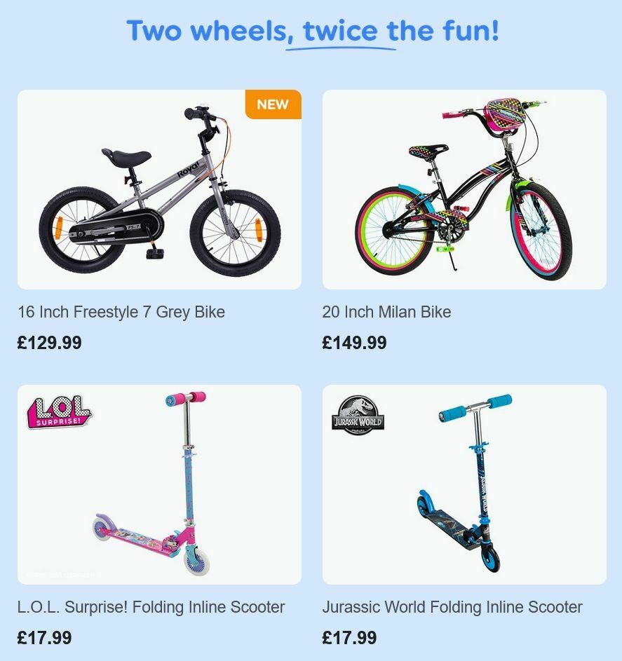 Smyths Toys Offers from 25 May