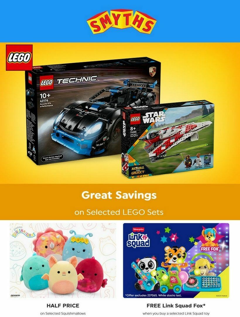 Smyths Toys Offers from 30 August