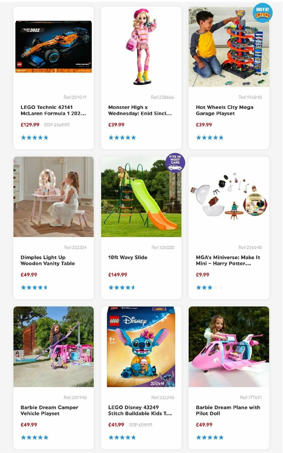 Smyths Toys Offers from 30 August